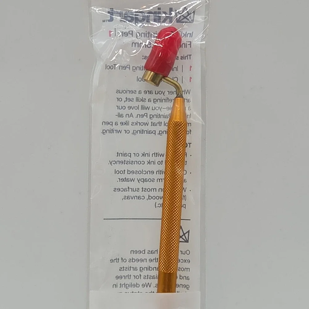 KINGART Fine Line Painting Pen Metal .5mm Ink Tool for Artists and Hobbyists
